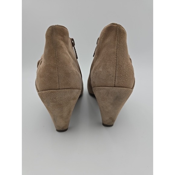 Tsubo Beige Suede Leather Zip Ankle Boots Womens‎ Size 6.5 Style 1002528-Mink - Picture 10 of 12